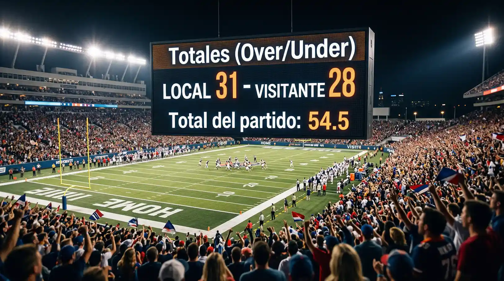 Over/Under en la NFL: Guía de Apuestas a Totales